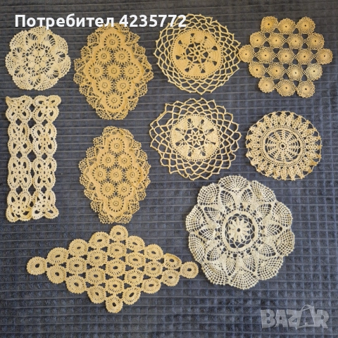 Тишлайфери плетени на една кука. 