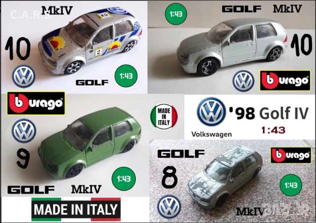 Bburago Volkswagen Golf IV '98 - Made in Italy 1:43, снимка 2 - Колекции - 52927589