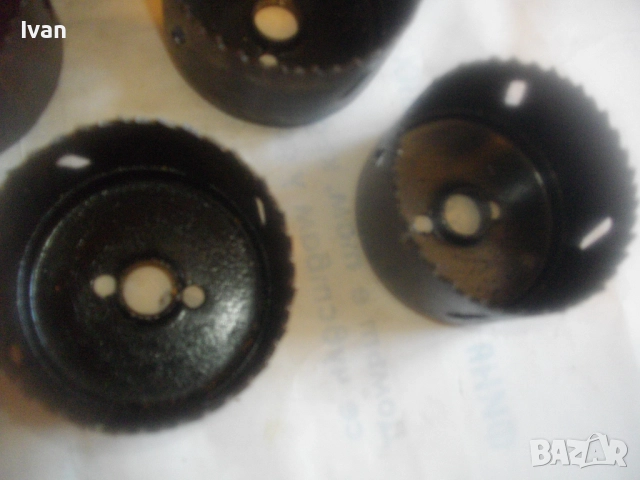 Немска боркорона за кръгли отвори от ф38мм до ф102мм Старо качество масивни, снимка 11 - Други инструменти - 51555562