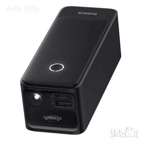 BASEUS Power Bank/Jump Starter за автомобил Super Energy Alpha Starter 6000 mAh, 600A + фенер /черен, снимка 2 - Аксесоари и консумативи - 53523235