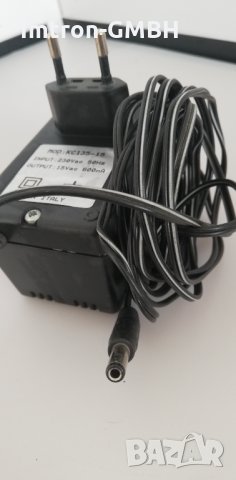 Адаптер/Захранване с букса КС135-15  15V