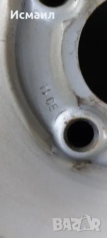 Железна джанта за Фият Добло,Пунто 15ц, снимка 4 - Гуми и джанти - 49937491