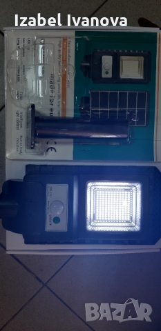Промоция !!! Соларен прожектор със сензор и стойка 115 W, снимка 2 - Прожектори - 36059947