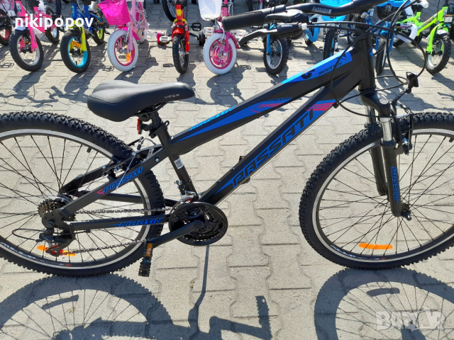 PASSATI Велосипед 26" MARTYN алумин черен със син стикер, снимка 2 - Велосипеди - 44587440