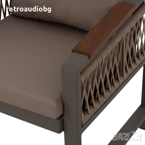  Градински трапезен комплект ГЕНОА маса 200x100 с 6 фотьойла, снимка 5 - Градински мебели, декорация  - 52824338