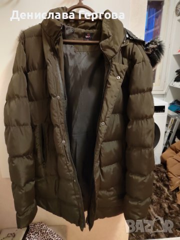 Маслено зелено мъжко яке , снимка 3 - Якета - 38934702