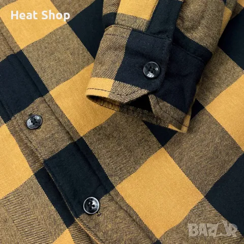 Мъжка дебела риза Dickies Landsdale Sherpa Lined Duck OverShirt, снимка 3 - Ризи - 48568439