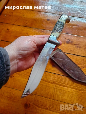Спортен нож Вихрен на ножарската фабрика Петко Денев гр.Габрово, снимка 5 - Ножове - 53143452