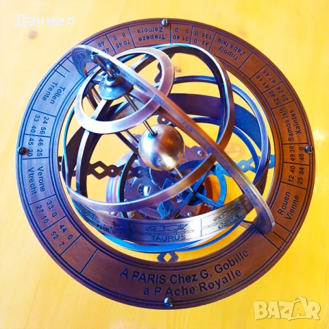 Армиларна бронзова сфера, снимка 6 - Подаръци за мъже - 46796879