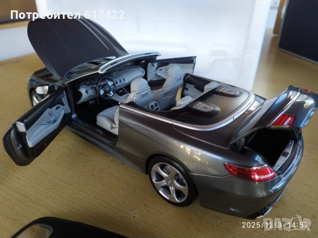 1:18 Метален модел на  Mercedes S Class Cabriolet/ C217 /2015 -Norev, снимка 12 - Колекции - 52709493
