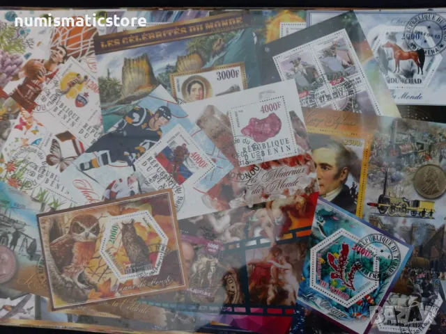 Пакет от 219 блока - Африкански държави, различни, тематични – 2018 година, снимка 3 - Филателия - 48635262