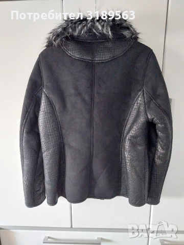 Дамско кожено яке- ново, размер 3 xL, снимка 5 - Якета - 51951281