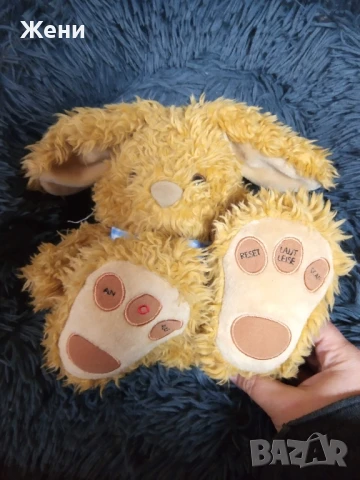 Плюшено зайче FM радио, снимка 2 - Радиокасетофони, транзистори - 50556028