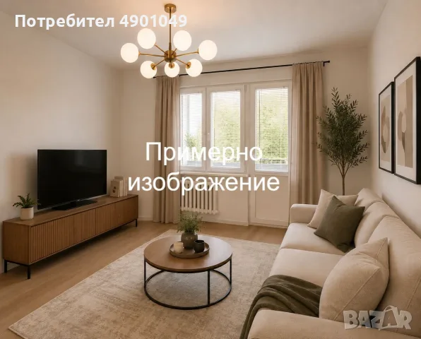 Двустаен апартамент близо до метро 50,77 м2 на етаж 2, в гр. София, жк. Люлин 3, снимка 3 - Апартаменти - 56090912