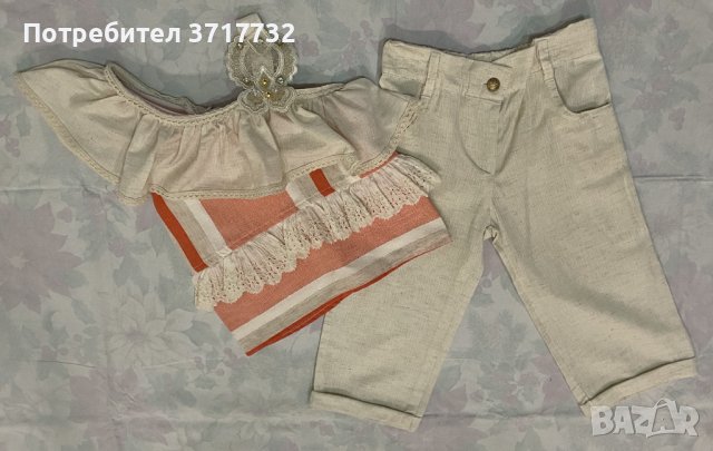 Комплект от блузка с панталон, снимка 1 - Детски комплекти - 41291470