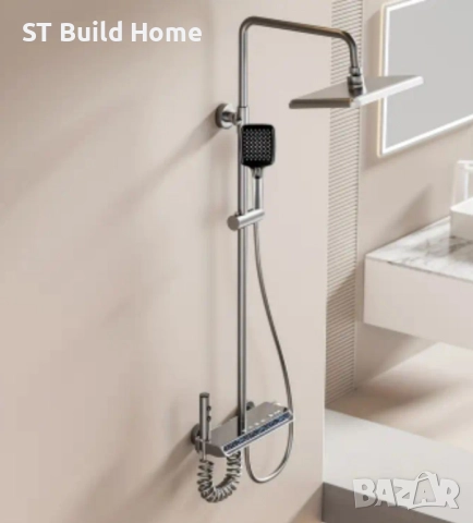 Луксозен Душ "Пиано Клавишна" с Атмосферна Светлина и Дигитален Дисплей, снимка 3 - Душове - 51570465