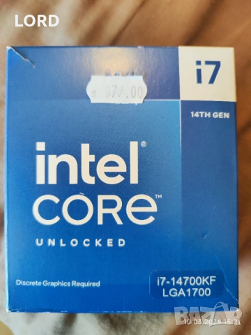 Процесор Intel i7 14700kf - Гаранция!, снимка 3 - Процесори - 53783832