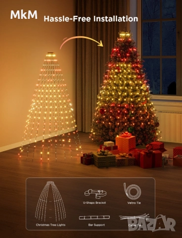 Govee Christmas Tree Lights, снимка 10 - Лед осветление - 52368664