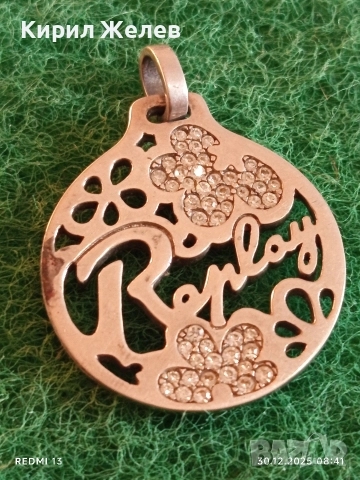 Сребърна висулка моден аксесоар от марката Replay с инкрустирани кристали 45725