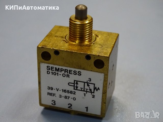Пневматичен изключвател Sempress D101-OR pneumatic micro valve, снимка 5 - Резервни части за машини - 35891332