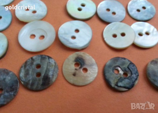 копчета от естествен седеф, снимка 6 - Антикварни и старинни предмети - 16045386