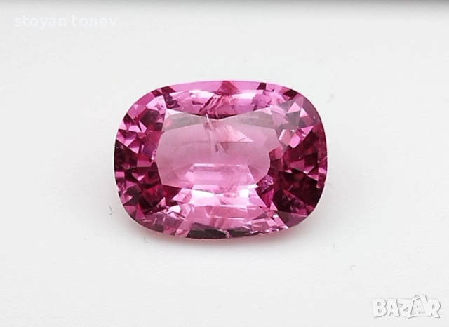 Зашеметяващ Vivid Hot Pink Шпинел – 3.14 каратов, нетретиран от Мианмар! Сертифициран! Нов!, снимка 5 - Други - 53701255