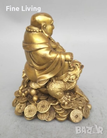 Статуетка "Смеещият се Буда", снимка 2 - Декорация за дома - 52196024