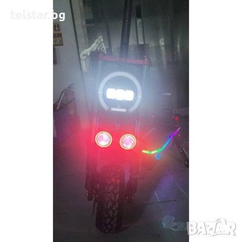Електрическа тротинетка TELSTAR 11+ S-5 Pro 67.2V 38Ah с два двигателя 2x3000W 92 км/ч, снимка 16 - Мотоциклети и мототехника - 52429523