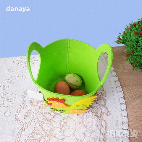 2737 Дълбока кошница за великденски яйца, снимка 4 - Декорация за дома - 35885546