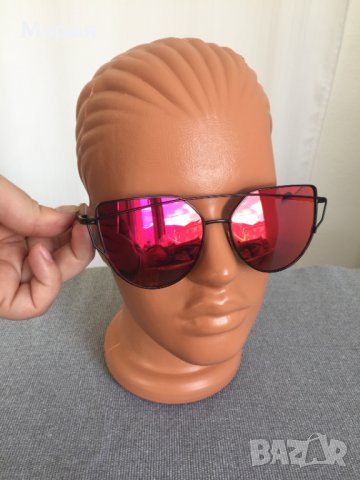НОВИ Дамски Слунчеви Очила Модерни Огледални Черни Червени Розови Лилави Оранжеви, снимка 13 - Слънчеви и диоптрични очила - 44447899