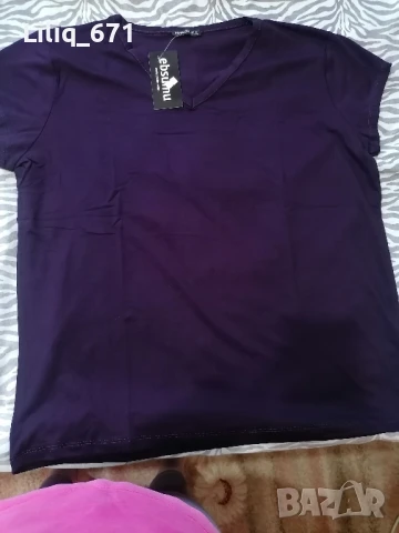 тъмно лилава блуза 