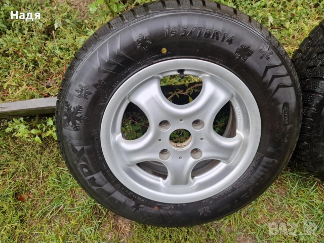 Лети джанти с зимни гуми 4х114.3 Ет 35, снимка 2 - Гуми и джанти - 51966845