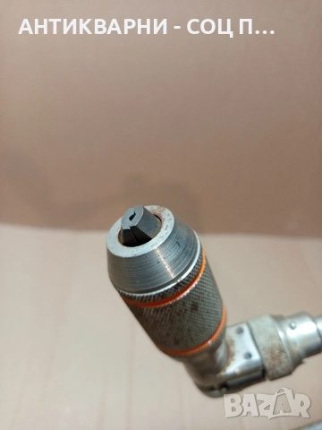 Стара Английска Тресчотна Ръчна Бормашина Маткап. , снимка 6 - Антикварни и старинни предмети - 52794756