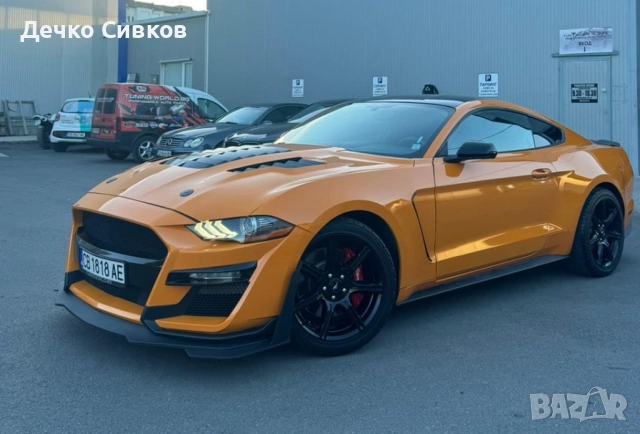 Кола под наем – Ford Mustang GT 5.0 за сватби, балове и събития, снимка 2 - Rent a car - 51601124