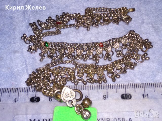 СТАРИНЕН ПОСРЕБРЕН ЕТНОГРАФСКИ РЯДЪК АВТОРСКИ НАКИТ ОГЪРЛИЦА За НОСИЯ КОЛЕКЦИЯ РЪЧНА ИЗРАБОТКА 34531, снимка 8 - Антикварни и старинни предмети - 40552658