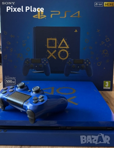 Конзола SONY PLAYSTATION 4 SLIM с 4 игри и 500 GB памет