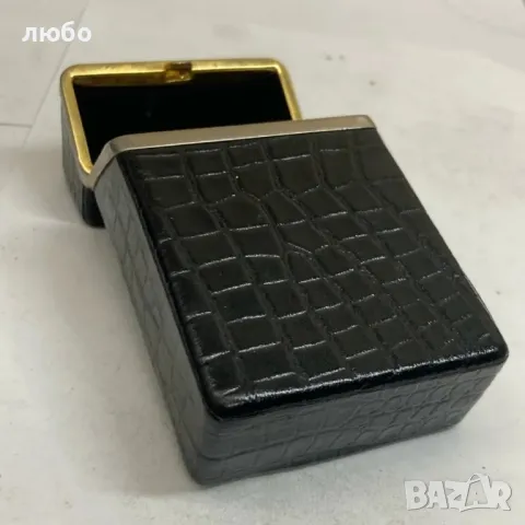 Табакера-Кутия за Цигари AD-Alfred Dunhill / Алфред Дънхил Със Крокодилска Кожа , снимка 2 - Колекции - 48327189