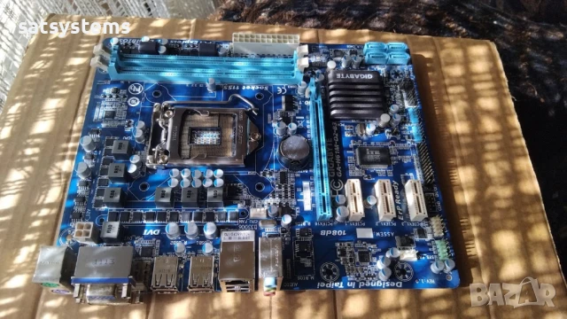 Дънна платка Gigabyte GA-H61M-D2-B3 Socket LGA1155, снимка 2 - Дънни платки - 50912592