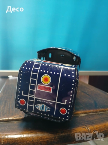 Стара Японска ламаринена играчка влак., снимка 3 - Колекции - 53658469