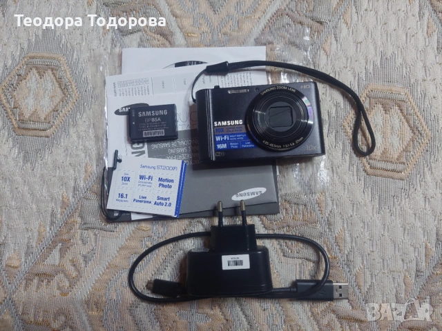 Samsung ST 200F, 16.1MP, Black, снимка 4 - Фотоапарати - 53293348