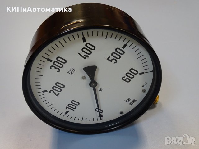 Манометър WIKA Ф160 mm, 600 bar, снимка 5 - Резервни части за машини - 41728766