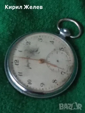 МОЛНИЯ Стар РУСКИ МЕХАНИЧЕН ДЖОБЕН ЧАСОВНИК МОЛНИЯ СССР 37126, снимка 13 - Джобни - 40060375