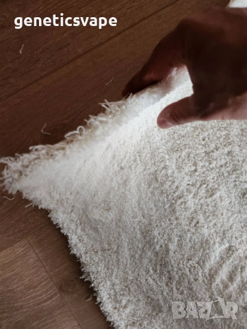 бял мокет шаги косъм 20мм белгийски