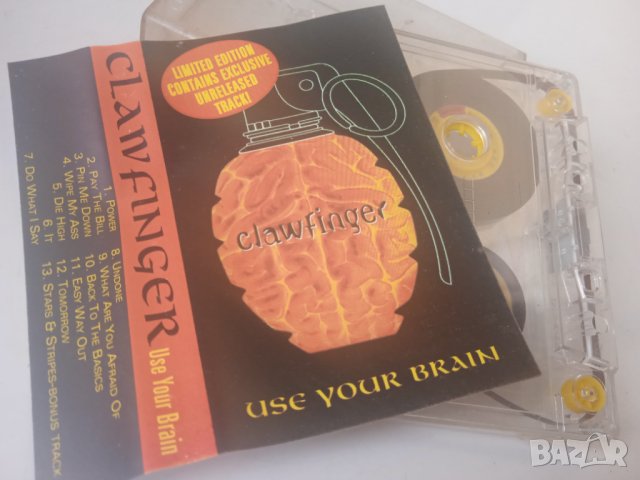 Clawfinger – Use Your Brain - аудио касета музика