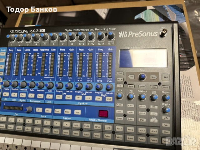 Продавам миксер Presonus StudioLive 16.0.2 USB, снимка 5 - Други - 53035373