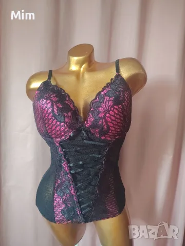 Sexkiss L Черен еластичен корсет , снимка 2 - Корсети, бюстиета, топове - 55965719