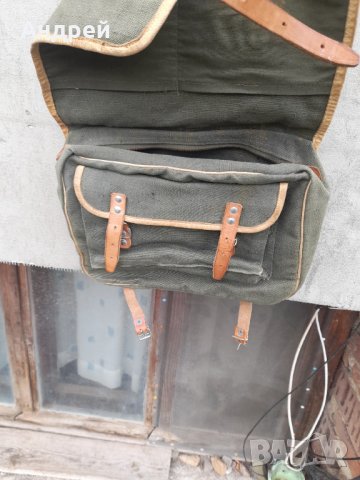 Стара брезентова чанта #13, снимка 3 - Други ценни предмети - 40678096