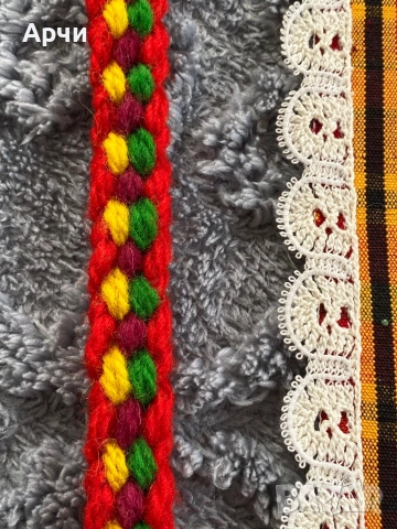 Родопска престилка от автентичен плат, снимка 5 - Антикварни и старинни предмети - 53692759