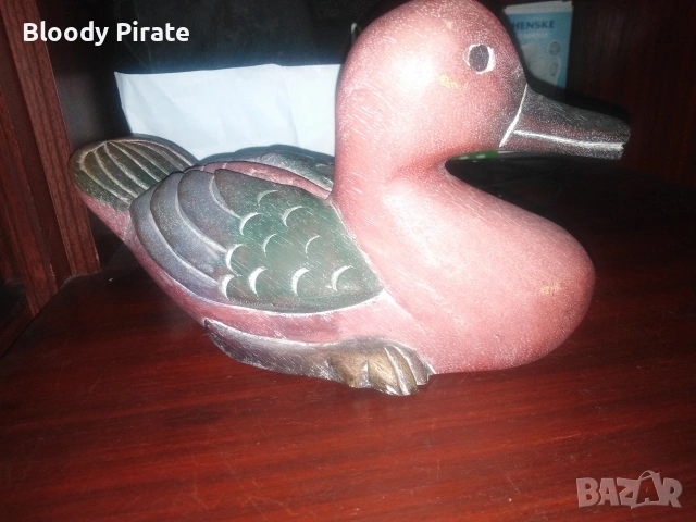 старинна дървена патица 