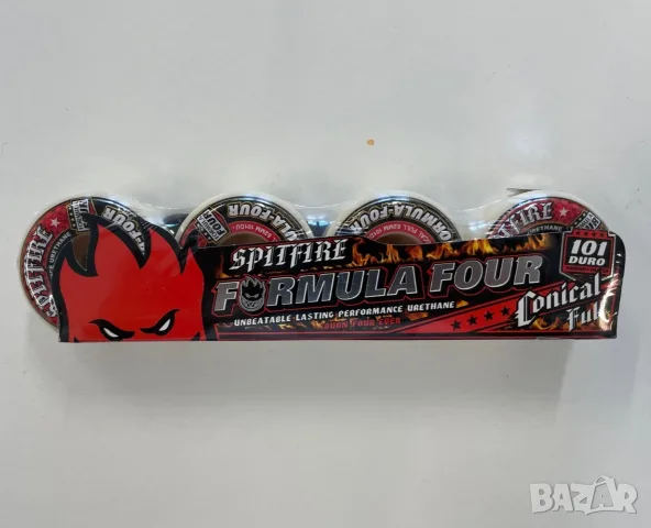 Spitfire Formula Four Conical Full 52mm 101A Skateboard Wheels Гуми за скейт 